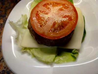 Beef & Lettuce Burger