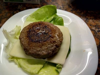add the beef burger Beef & Lettuce Burger