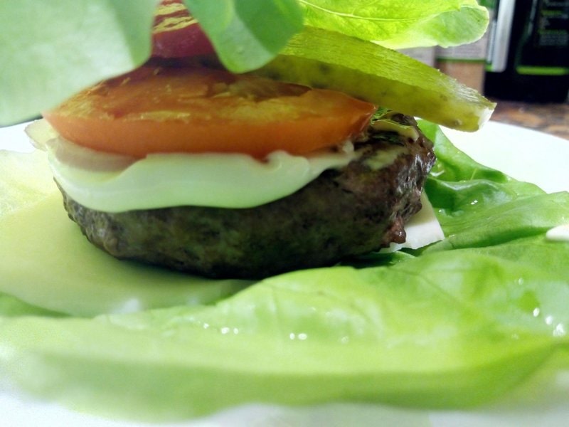 Ready made Beef & Lettuce Burger