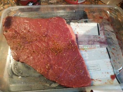 Beef sizzler steaks served with a salad or Cheesy Roasted Cauliflower