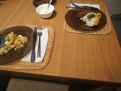 Beef sizzler steaks served with a salad or Cheesy Roasted Cauliflower