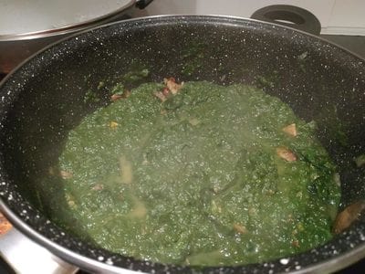 Miss out a few mushrooms from blending Creamy Spinach & Mushrooms Soup