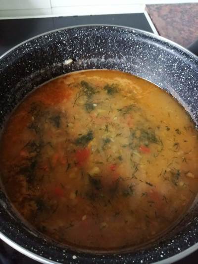 Stir until all vegetables are well combined. Add additional chopped dill and or parsley Cucumber & Zucchini Soup