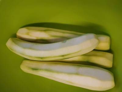 Peel 4 Courgettes Greek Style Courgette Casserole