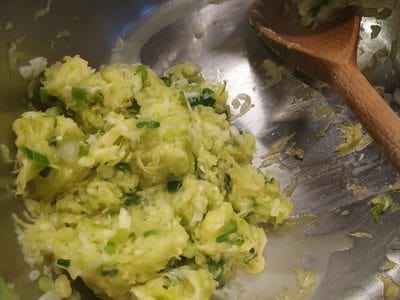 Stir in the squeezed courgettes cover with a lid and cook Greek Style Courgette Casserole