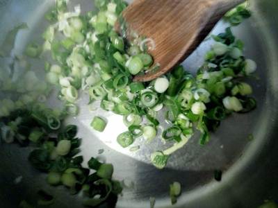 add the thin sliced scallions and minced garlic and cook until the scallions are softened Greek Style Courgette Casserole