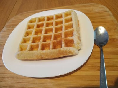Cook until light brown Keto Waffles reduced fat
