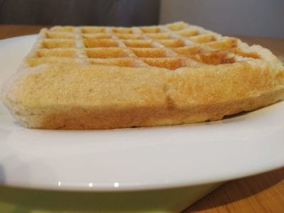 Cook until light brown Keto Waffles reduced fat