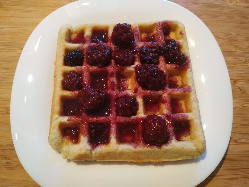 reduced fat Keto Waffles