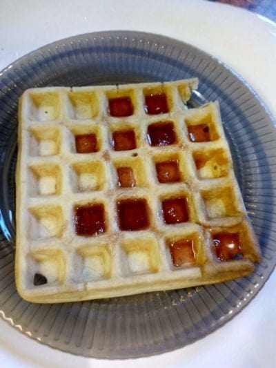 Serve with your favourite sauce Kids Waffles Classic