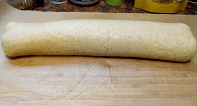 Roll the dough and pinch ends together to prevent filling from leaking out Poppy Seed Roll