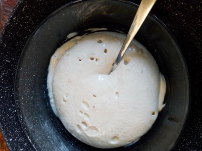 Sour cream honey water and yeast Poppy Seed Roll