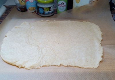 roll the dough with a rolling pin to form a large rectangle Poppy Seed Roll