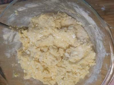 Knead to incorporate all the flour Cheese Doughnuts