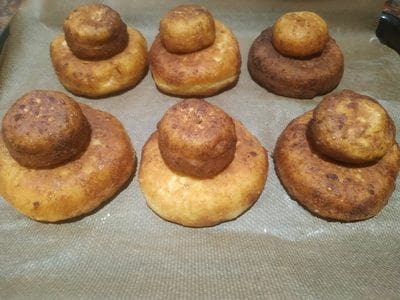 Match each ring with a doughnut ball Cheese Doughnuts