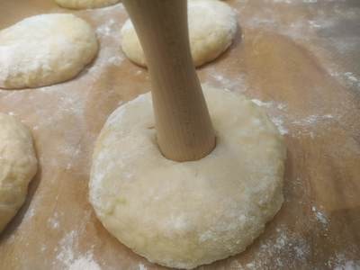 Use a wooden roll or your fingers Cheese Doughnuts