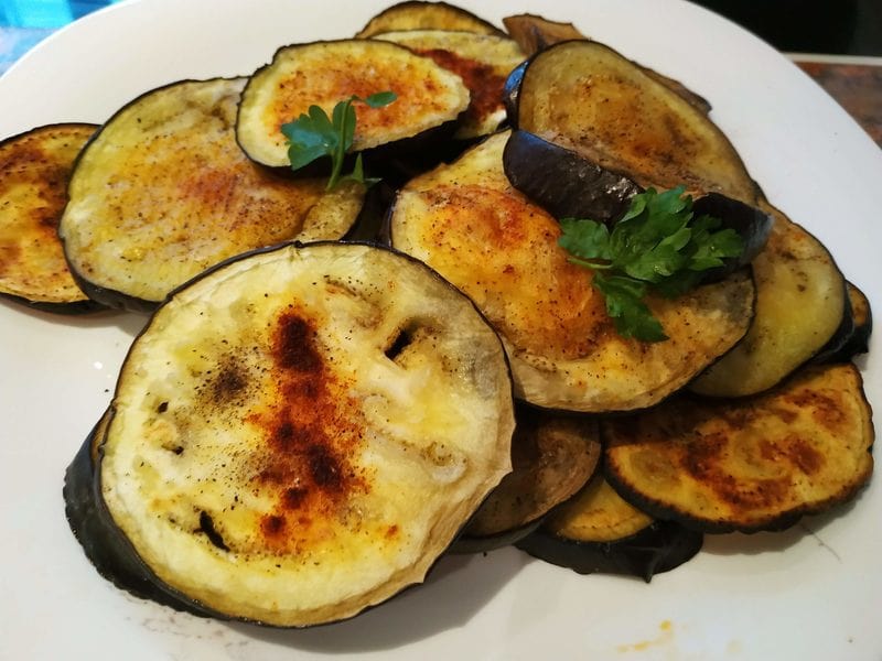 Ready Grilled Eggplant with Soured Cream