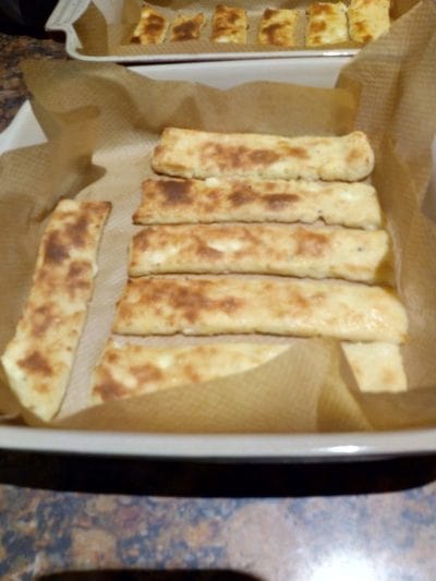 Bake for 5-6 minutes Mozzarella Bread Sticks & Savoury Swirls