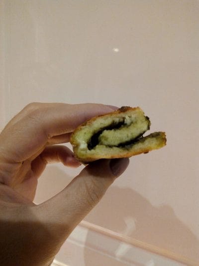 Green Pesto roll Mozzarella Bread Sticks & Savoury Swirls