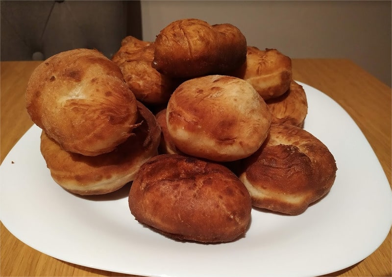The doughnuts can be served simple My Grandma’s Doughnuts