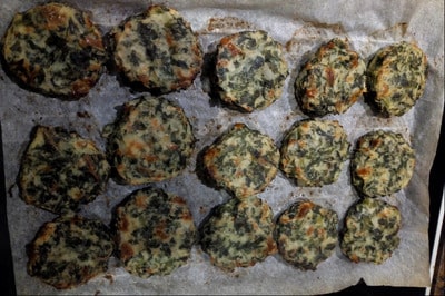 Slide them into the oven to bake for 15-20 minutes Cauliflower Kaleballs