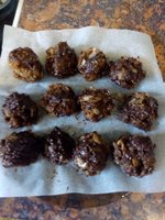 Chocolate almond butter bites