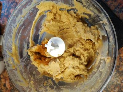 Add the pink salt, olive oil, minced garlic, cumin and the optional ingredients Easy Hummus Recipe