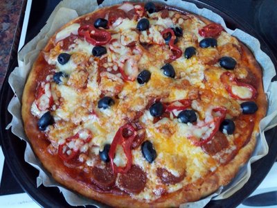 Fathead pizza dough bake for ten minutes