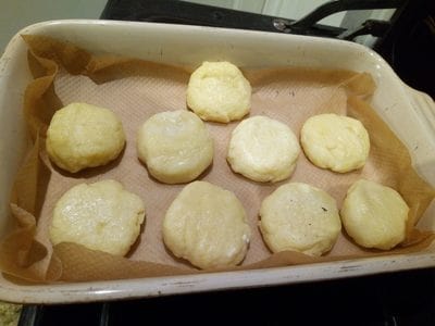 Place the dough and divide in 15 pizza balls Keto Pizza Dough Balls