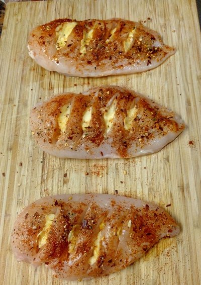 Spiced Fillets with butter for Peri Peri Buttery Chicken Breast