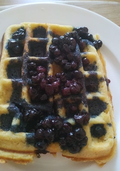 Ready Sweet Blueberry Waffles